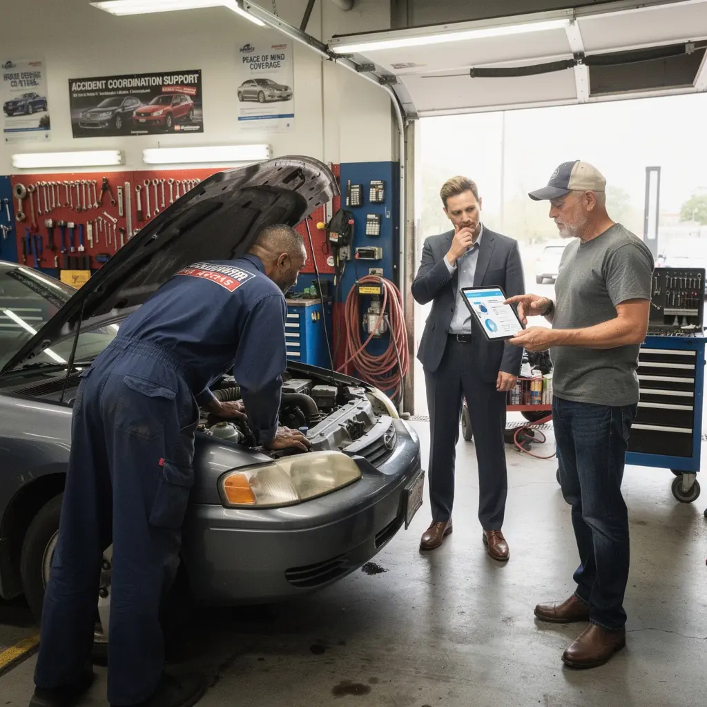 Страхование автомобиля в США с прозрачными ценами и поддержкой механиков при авариях.