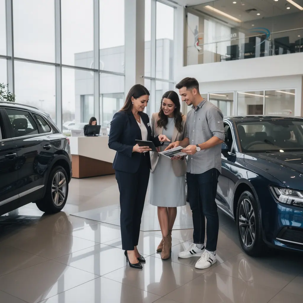 Изображение автомобиля, символизирующее страхование транспортных средств в США, с акцентом на комплексную защиту и поддержку механиков при авариях.