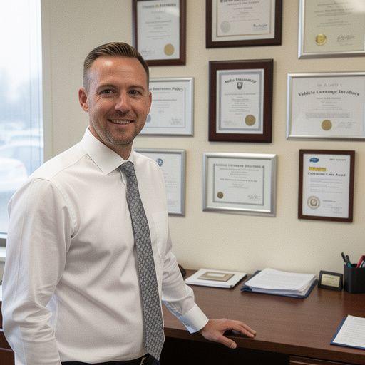 Иконки, представляющие разные виды страхования автомобилей и их преимущества.